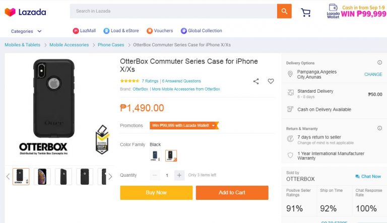 Otterbox Disappointment via Lazada